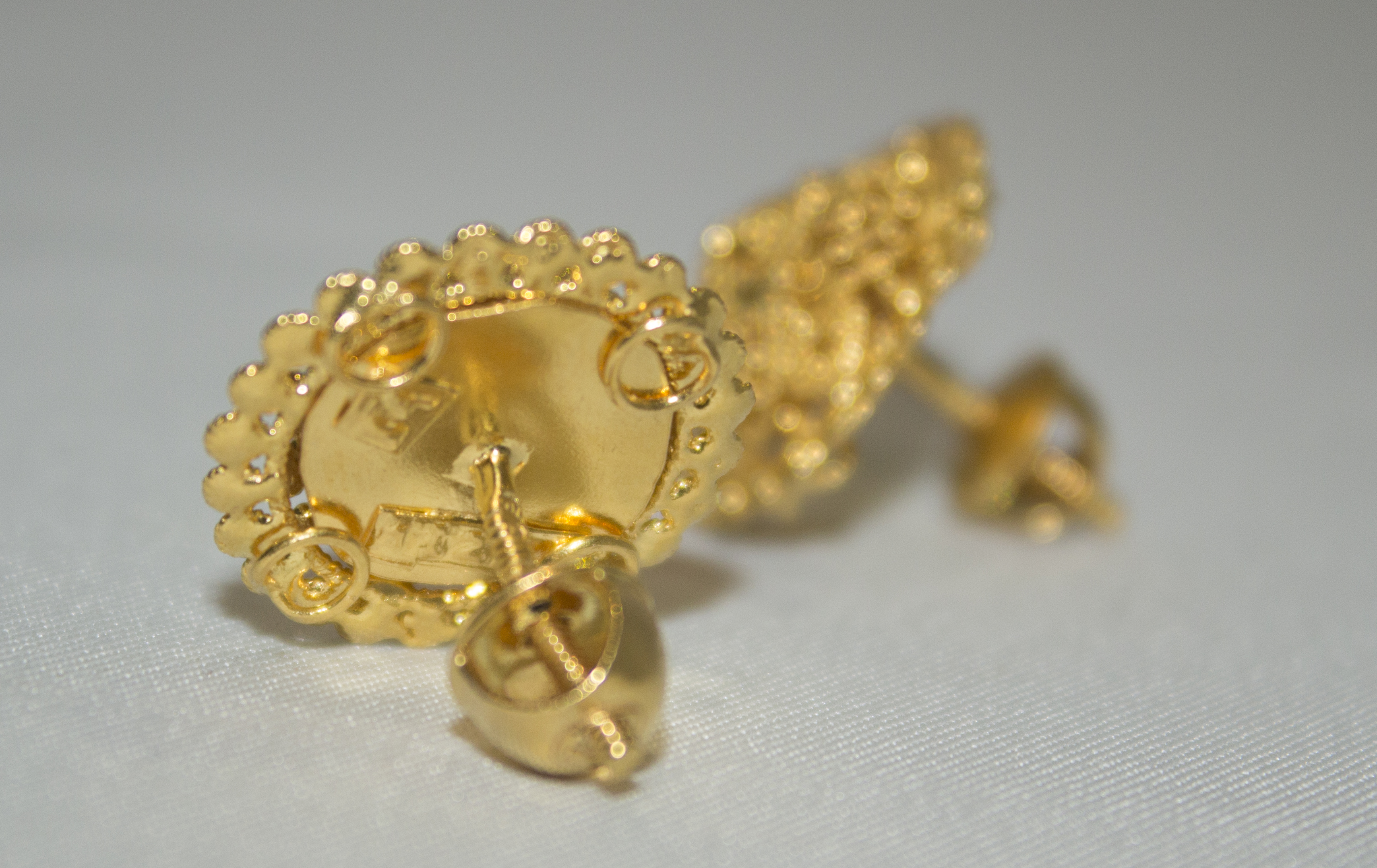 Alex Monroe 22ct Gold-Plated Lemon Blossom with Lemon Drops Stud Earrings |  Liberty